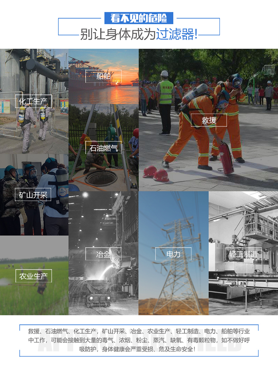 海固正壓式空氣呼吸器配件細節(jié)